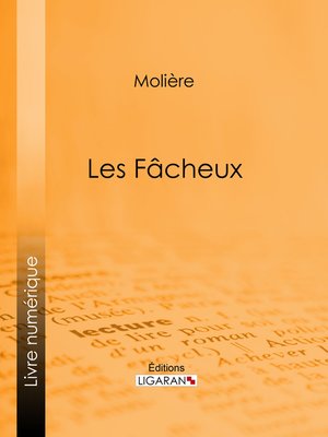 cover image of Les Fâcheux